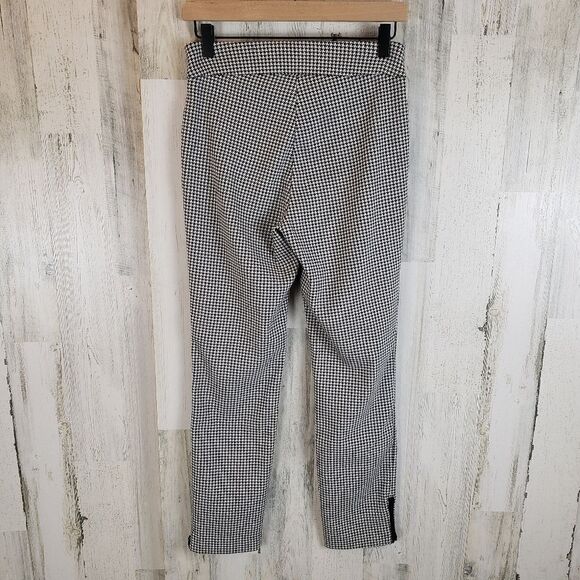 Van Heusen Houndstooth Ankle Zip Pants Sz 4 - Picture 4 of 7